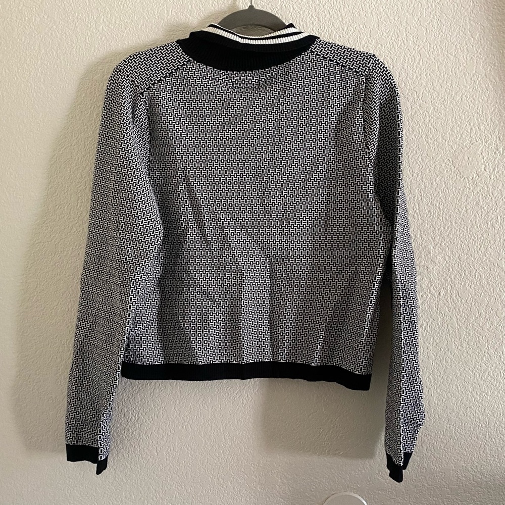 Anthropologie Maeve Plunging Polo Cardigan - Picture 4 of 9